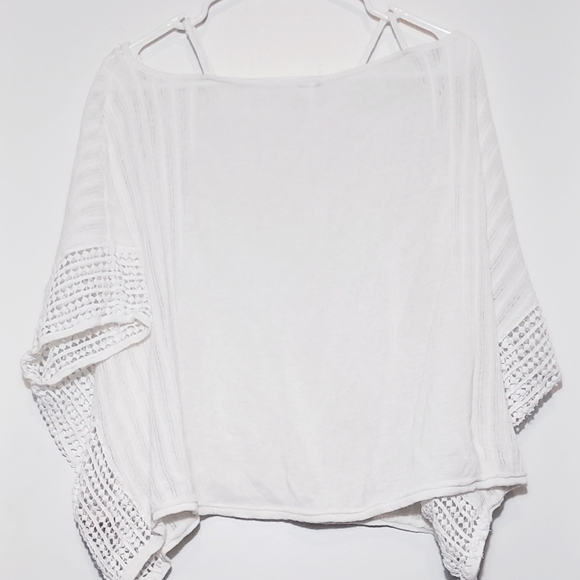 Free People Echo Pullover Small Poncho Top - Picture 3 of 4
